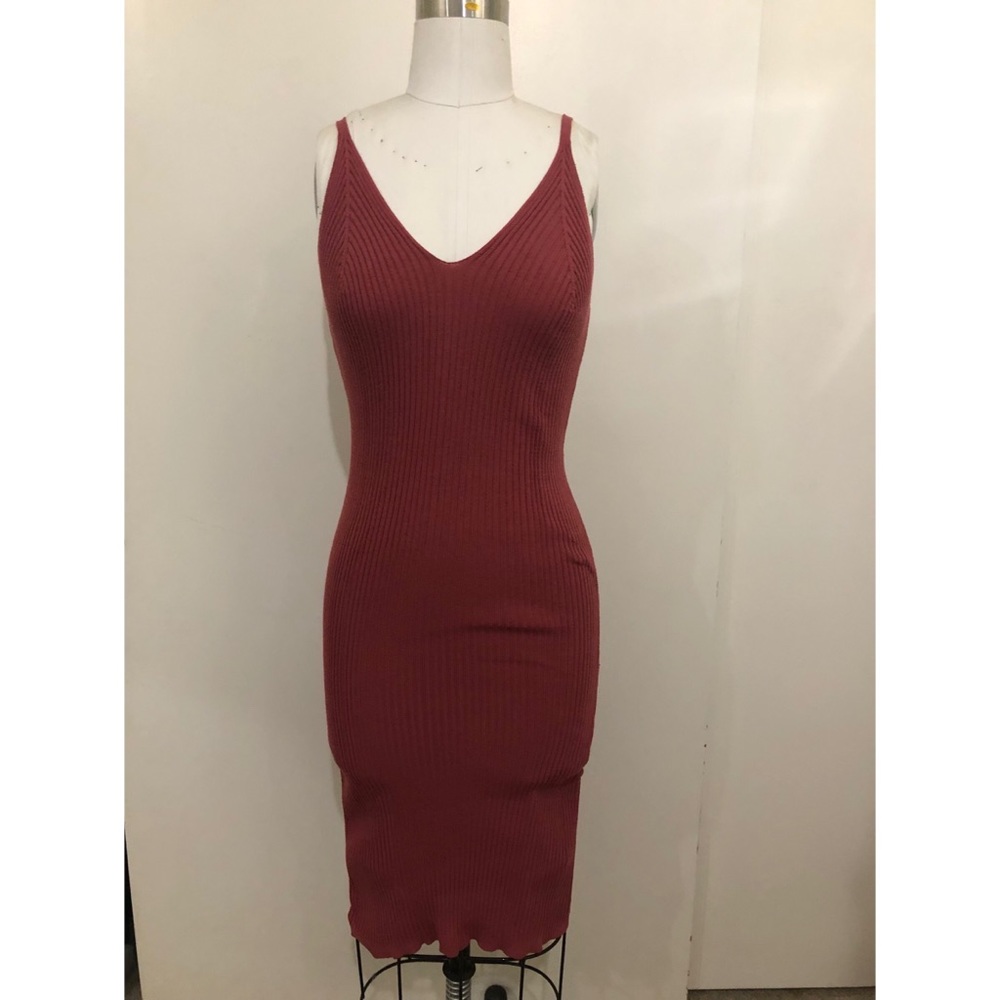 Knit midi dress - Picture 1 of 2
